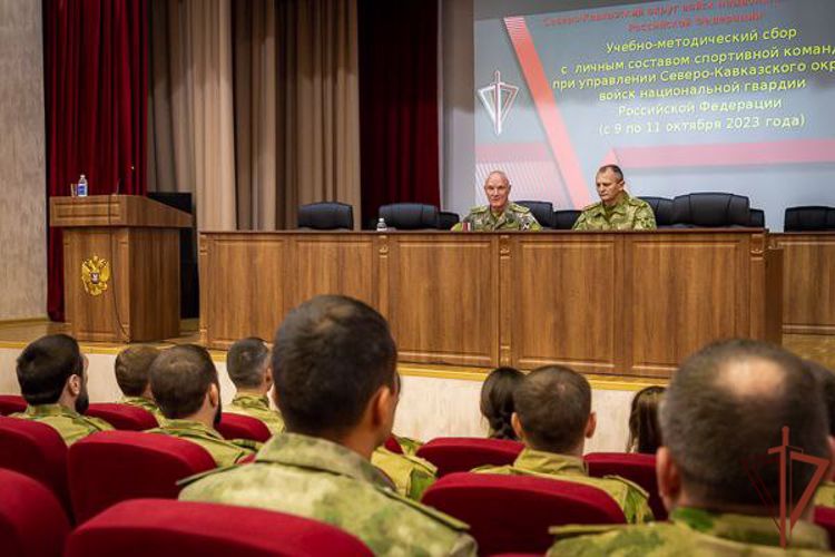 Завершился учебно-методический сбор с военнослужащими спортивной команды при управлении Северо-Кавказского округа Росгвардии