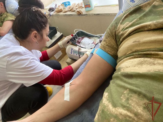 Сотрудники Росгвардии приняли участие во всероссийской донорской акции в Пятигорске