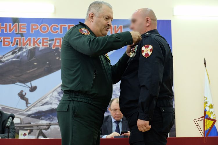 Годовщину образования регионального управления Росгвардии отметили в Дагестане