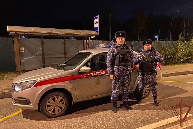 Росгвардейцы оказали помощь упавшей на одной из улиц в Новой Москве женщине 