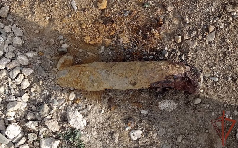 Саперы Росгвардии в Адыгее выполнили обследование боеприпаса времен Великой Отечественной войны 