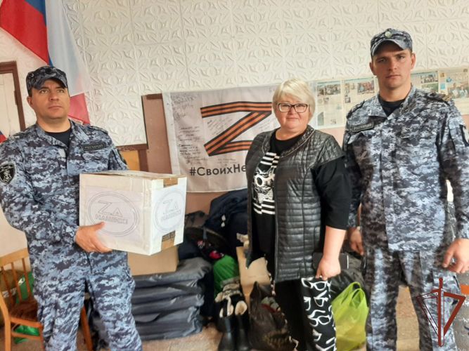 Уроки мужества и профориентационные мероприятия провели росгвардейцы в Сибири 