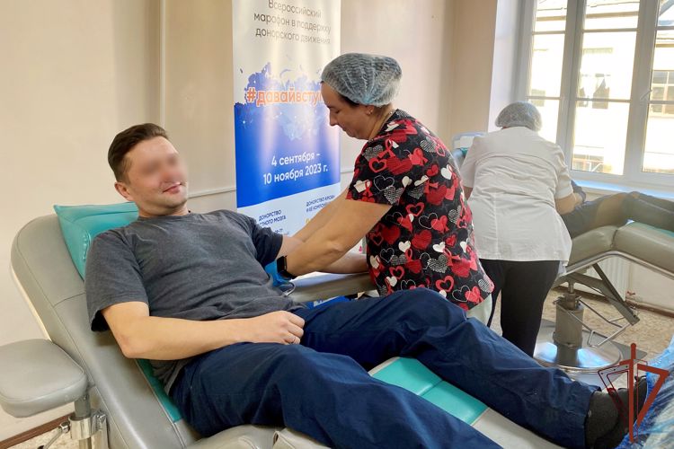 Росгвардейцы из Санкт-Петербурга пополнили Федеральный регистр доноров костного мозга