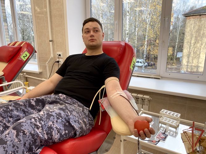 В Сыктывкаре росгвардейцы присоединились ко всероссийскому марафону донорства костного мозга