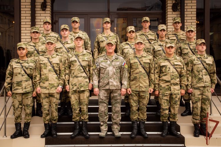 Сбор с выпускниками военных вузов 2023-го года завершился в Северо-Кавказском округе Росгвардии
