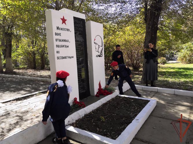  Первый кадетский класс Росгвардии открыли в Приморье 