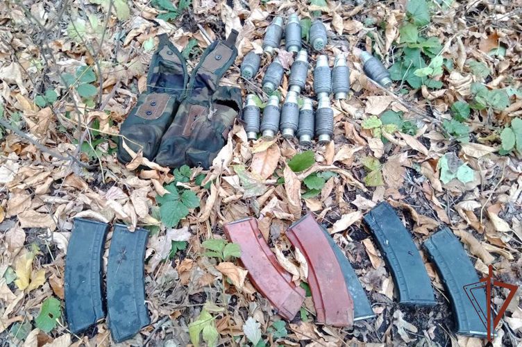 Взрывотехники Росгвардии обследовали обнаруженные в лесополосе в ЛНР боеприпасы 