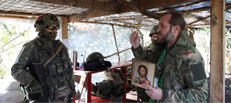 Священнослужитель посетил с духовной миссией подразделения Росгвардии в ДНР 
