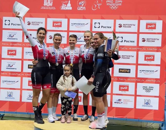 Спортсмены Росгвардии стали победителями и призерами чемпионата России по велоспорту на треке