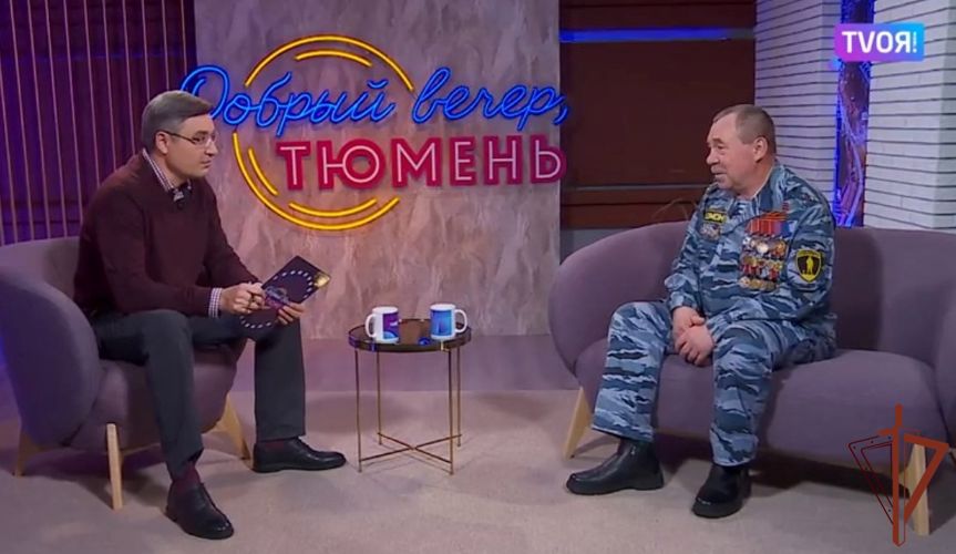 Ветеран Росгвардии стал участником патриотического телевизионного проекта «Люди в погонах»