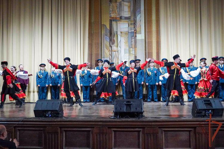 Ансамбль Центрального округа войск национальной гвардии Российской Федерации дал концерт для столичных студентов