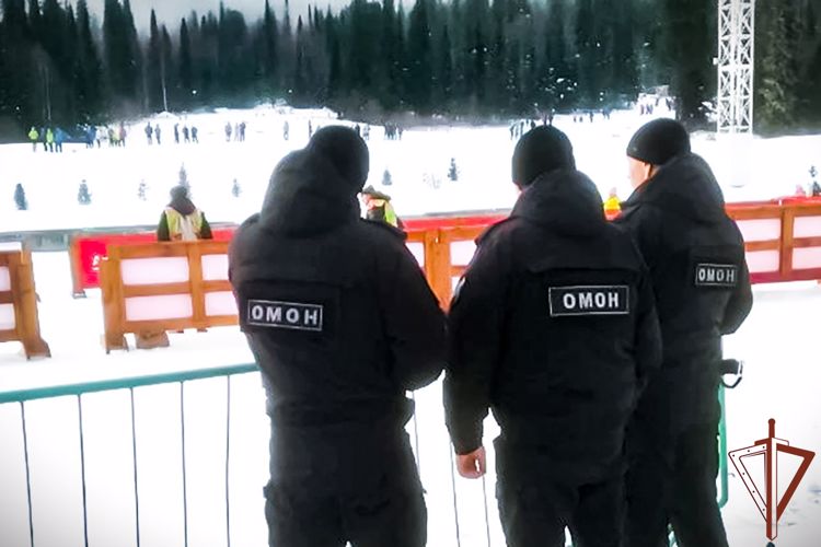 Росгвардия обеспечила безопасность проведения всероссийских соревнований по лыжным гонкам в Республике Хакасия