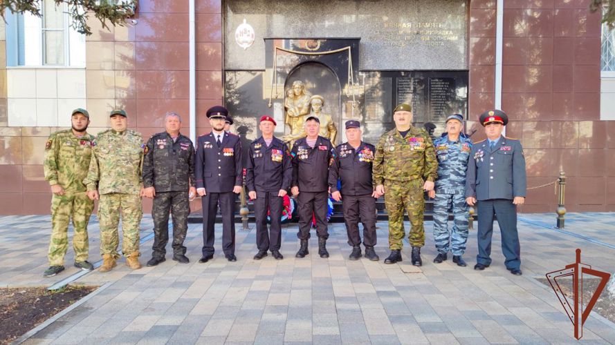 Прошли мероприятия ко Дню памяти погибших правоохранителей в Северо-Кавказском округе Росгвардии