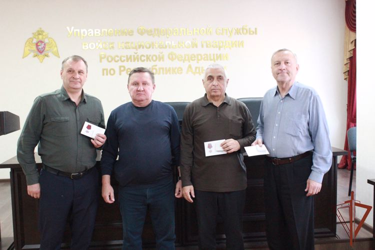 День ветерана войск правопорядка отметили в Южном округе Росгвардии