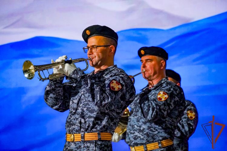 Военный оркестр Северо-Западного округа Росгвардии принял участие в фестивале «Мы - великая страна»