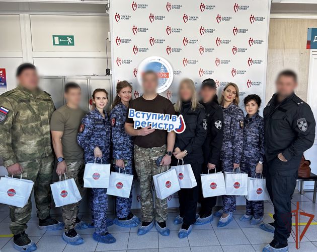 Более 30 росгвардейцев из Элисты и Астрахани стали донорами костного мозга (видео)