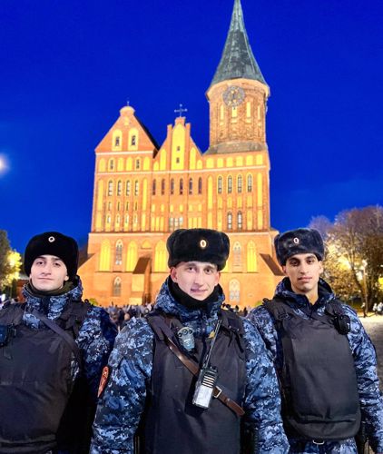 Общественный порядок на футбольном матче в Калининграде обеспечили военнослужащие Росгвардии