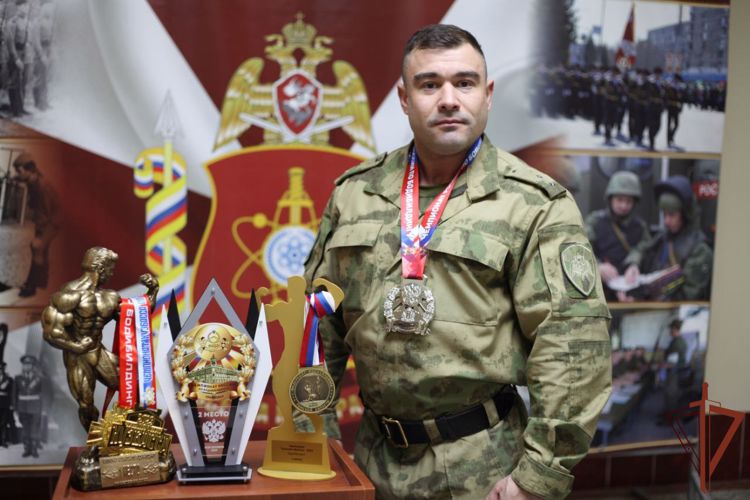 Военнослужащий Сибирского округа Росгвардии стал призером чемпионата России по бодибилдингу