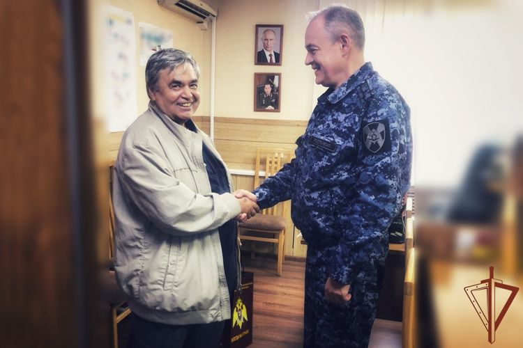 День ветерана войск правопорядка отметили в Южном округе Росгвардии
