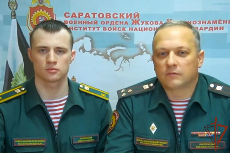 Телемост с представителями Саратовского военного института Росгвардии состоялся в эфире  телеканала «Россия 24. Ямал» (видео)