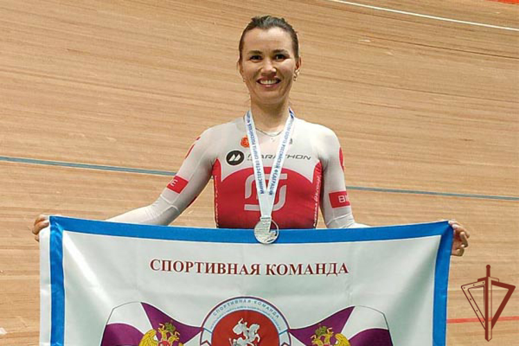Военнослужащая Росгвардии стала призером чемпионата России по велоспорту на треке