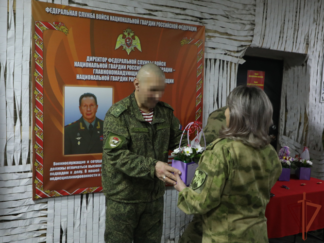 Росгвардейцы-участники СВО провели посвященные Дню 8 марта праздничные мероприятия