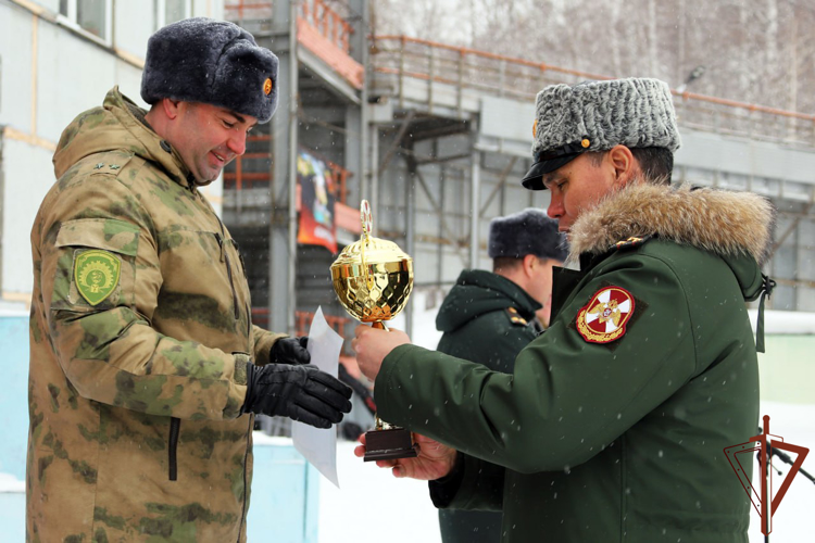 Подведены итоги чемпионата Росгвардии по зимнему офицерскому троеборью