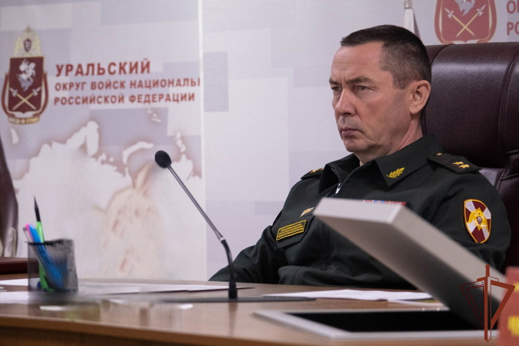 В Уральском округе Росгвардии прошел военный совет  
