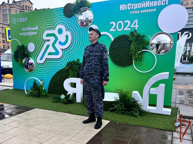 Сотрудники Росгвардии приняли  участие в обеспечении безопасности во время проведения спортивного мероприятия в Ставрополе