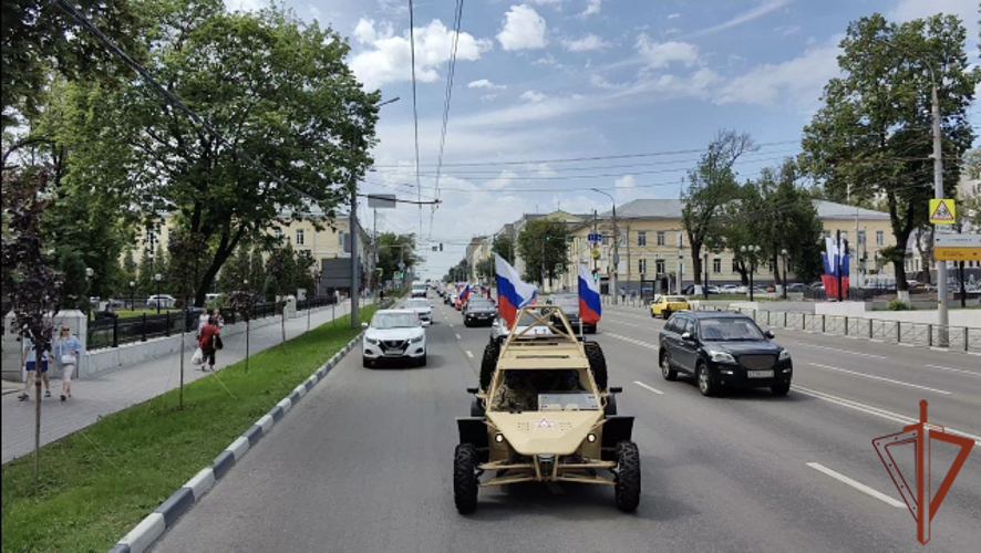 Росгвардейцы приняли участие в автопробегах в центральных регионах России