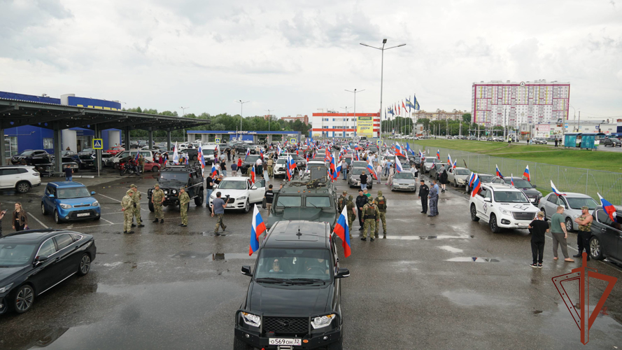 Росгвардейцы приняли участие в автопробегах в центральных регионах России