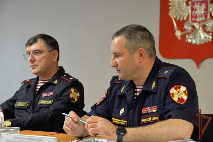 Заместитель командующего Уральским округом подвел итоги  деятельности Управления Росгвардии по Свердловской области 