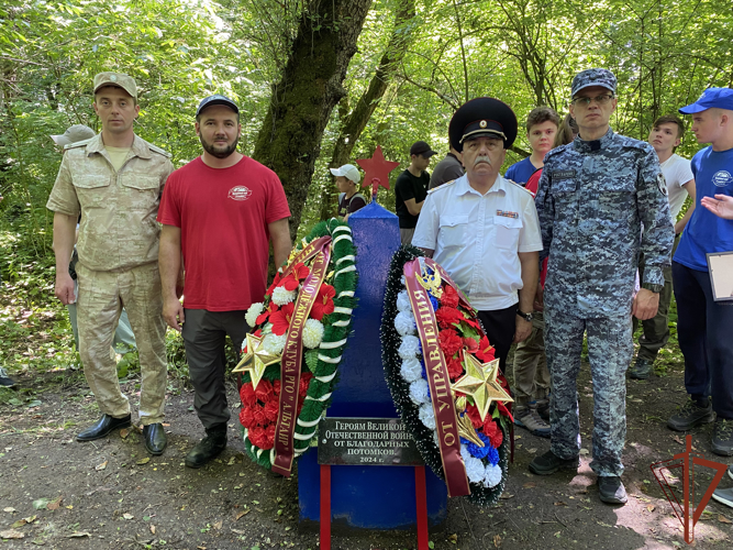 Росгвардейцы приняли участие в открытии памятника «Неизвестному солдату» в Кабардино-Балкарии