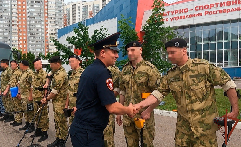 Росгвардейцы из Москвы начали поисковую экспедицию в Новгородской облоасти в рамках акции «Вахта памяти 2024»