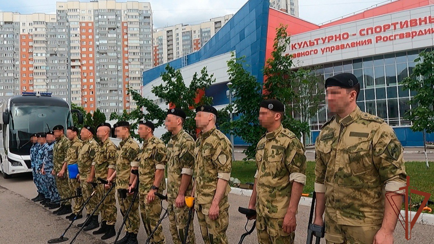 Росгвардейцы из Москвы начали поисковую экспедицию в Новгородской облоасти в рамках акции «Вахта памяти 2024» 