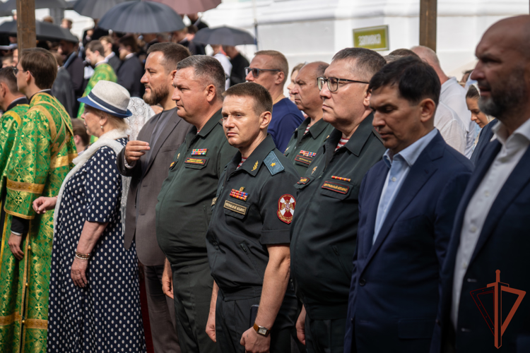 Росгвардейцы приняли участие в праздничных мероприятиях, посвященных Дню памяти преподобного Сергия Радонежского