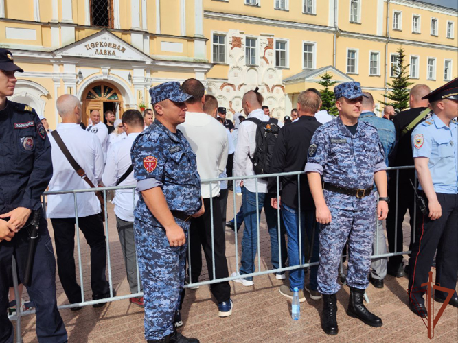 Росгвардейцы приняли участие  в праздничных мероприятиях, посвященных Дню памяти преподобного Сергия Радонежского