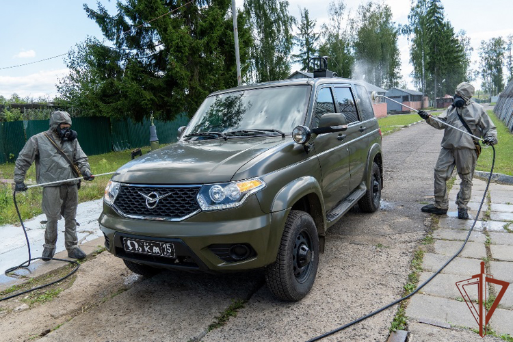 В Центральном округе Росгвардии завершился лагерный сбор специалистов РХБ защиты 