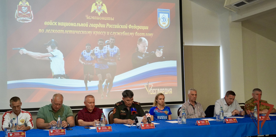 Брифинг по вопросам предстоящих чемпионатов Росгвардии по легкоатлетическому кроссу и служебному биатлону прошёл во Владимире