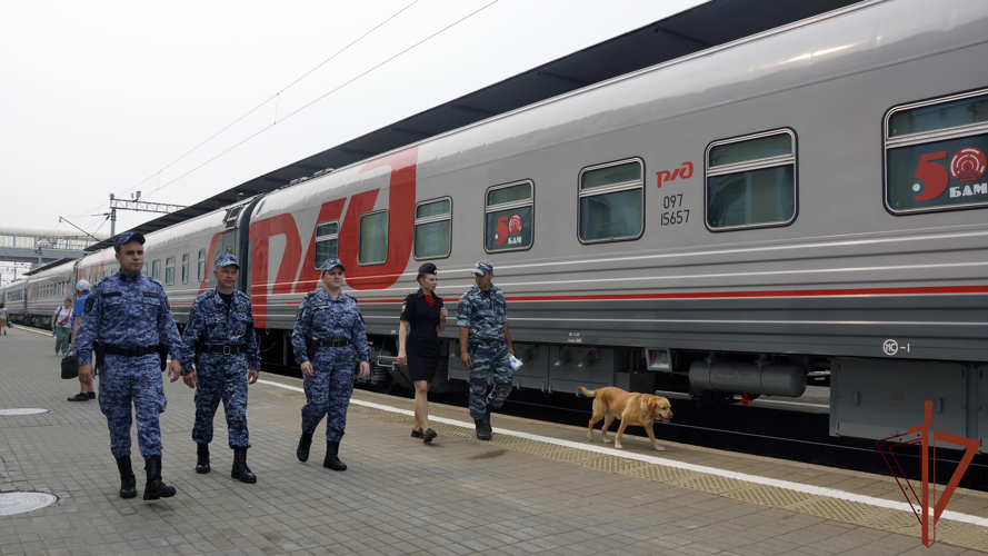 Росгвардия обеспечила безопасность торжеств к 50-летию Байкало-Амурской магистрали