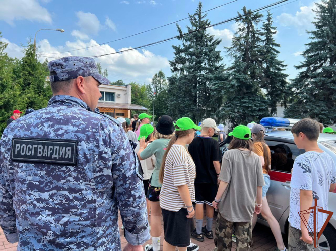 В регионах Центральной России продолжаются мероприятия в рамках ведомственной акции «Каникулы с Росгвардией»
