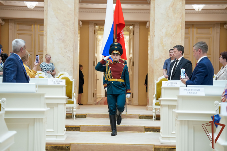 Военнослужащие Северо-Западного округа Росгвардии обеспечили проведение XVI съезда Союза городов воинской славы 