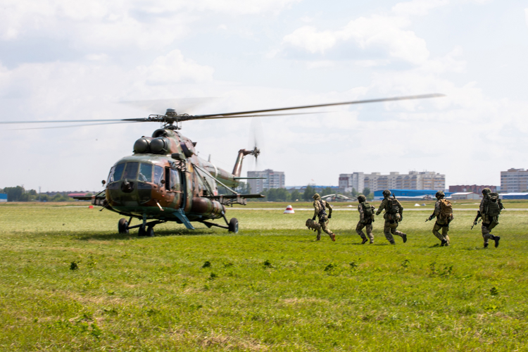 СОБР в небе