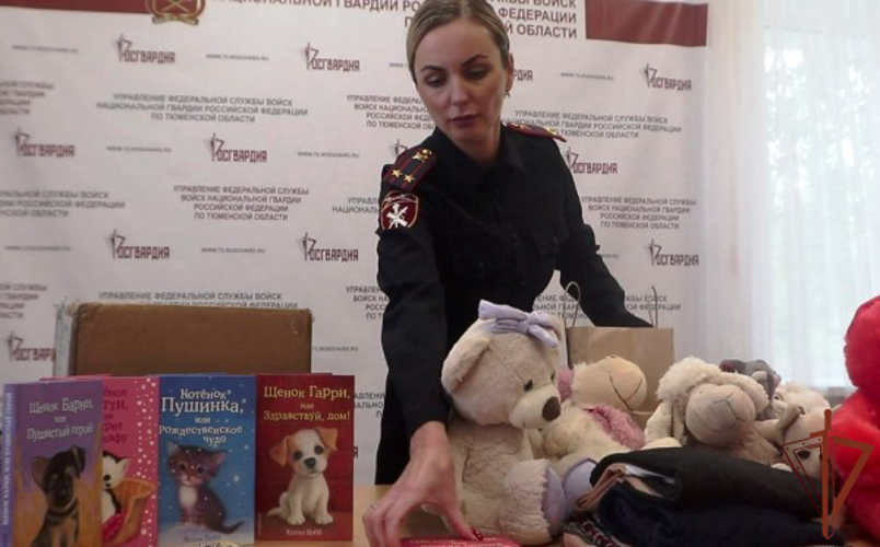Благотворительная акция «Поможем подготовиться к школе» стартовала в Уральском округе Росгвардии (видео)