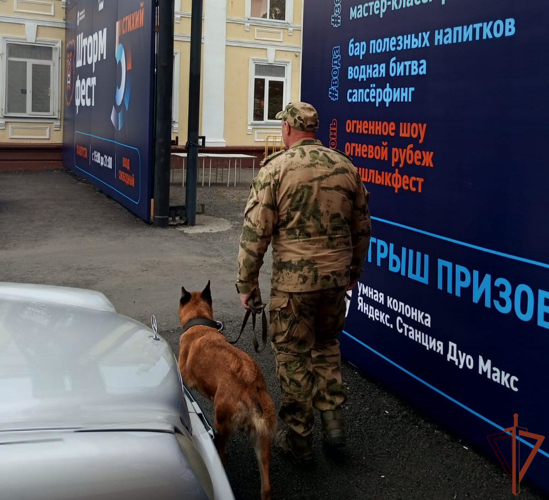Росгвардейцы обеспечили безопасность на фестивале здорового образа жизни «Штормфест» в Омске