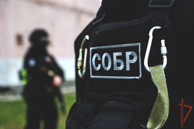 СОБР Росгвардии оказал силовую поддержку при задержании подозреваемых в вымогательстве полумиллиона рублей 