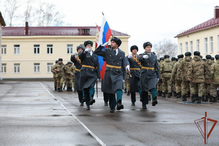 В воинской части Росгвардии в Красноярском крае открыли мемориал павшим воинам правопорядка