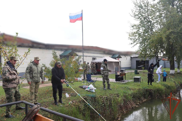 В Росгвардии прошли соревнования по рыболовному спорту
