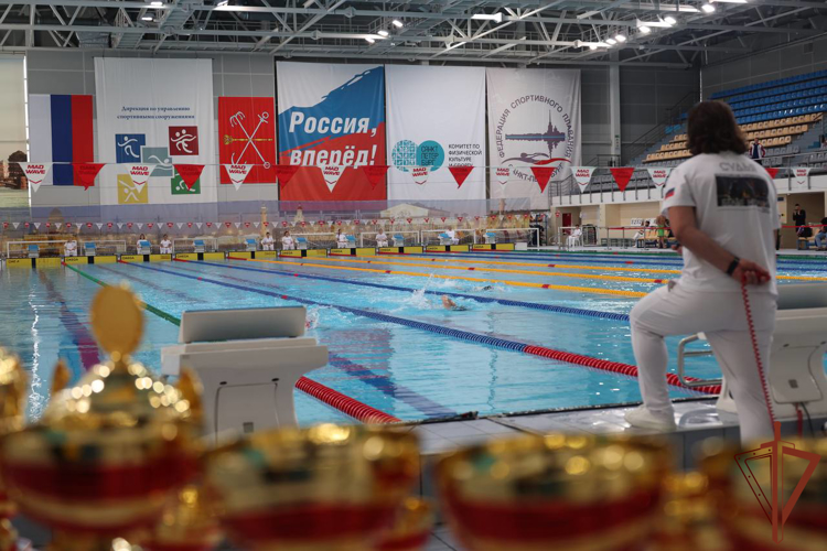 Чемпионат Росгвардии по плаванию стартовал в Санкт-Петербурге  (видео)
