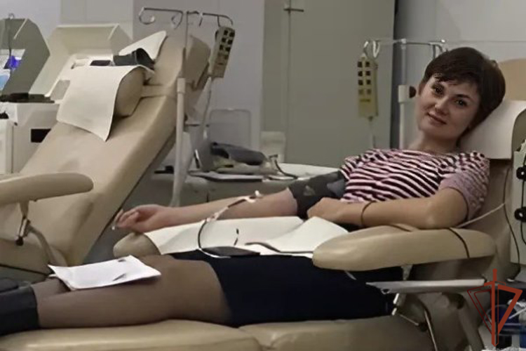 Ведомственную донорскую акцию поддержали росгвардейцы из Нижнего Новгорода
